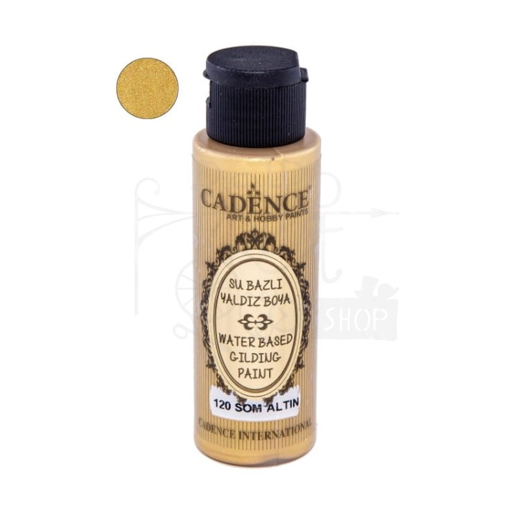 Farba akrylowa metalizowana Gilding 70ml czyste złoto FMDZ120-70 Cadence