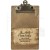 Ozdoba Idea-Ology Mini Clipboard Brown TH93278 Tim Holtz