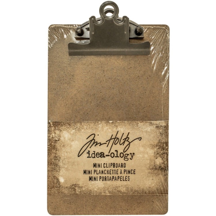 Ozdoba Idea-Ology Mini Clipboard Brown TH93278 Tim Holtz