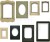 Ozdoby tekturowe ramki Idea-Ology Baseboard Frames 8szt TH93710 Tim Holtz