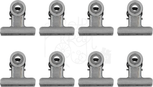 Ozdoby metalowe klipsy Idea-Ology Metal Hinge Clip Large 2.5cm 15szt TH93787 Tim Holtz