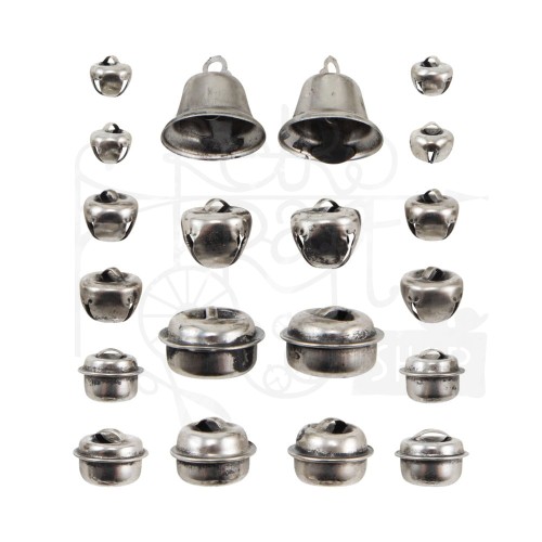Ozdoby metalowe dzwonki Idea-Ology Holiday Bells 20szt TH94353 Tim Holtz