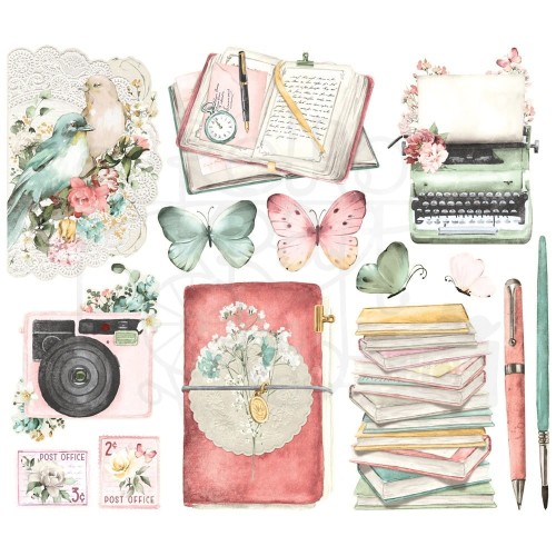 Ozdoby papierowe Die-Cuts Love Story Bits &amp; Pieces - Big 14szt VLO21424 Simple Stories