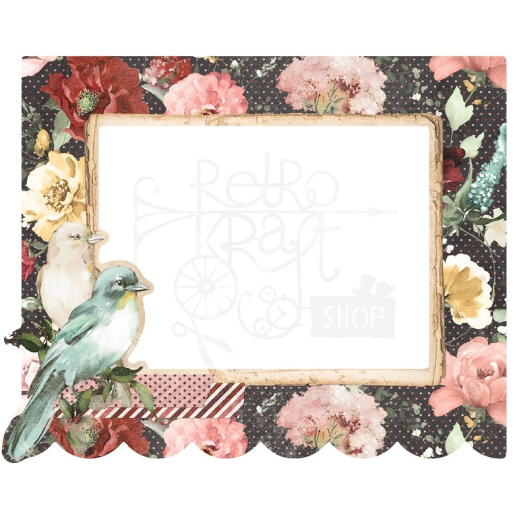 Ozdoby tekturowe Love Story Chipboard Frames 6szt VLO21427 Simple Stories