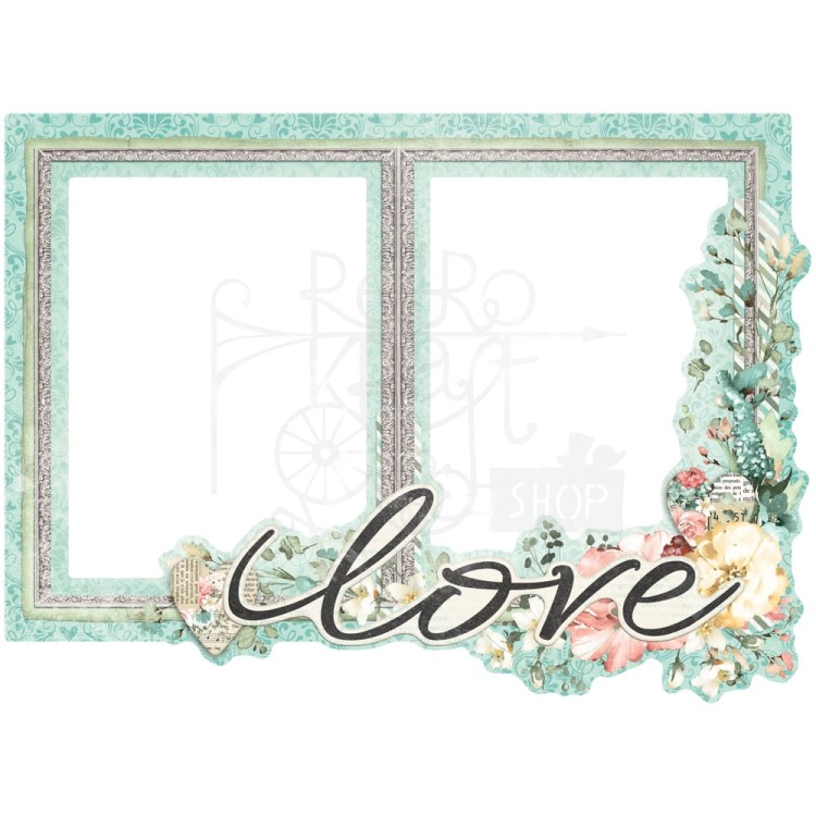 Ozdoby tekturowe Love Story Chipboard Frames 6szt VLO21427 Simple Stories