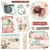 Ozdoby tekturowe Love Story Chipboard Clusters 14szt VLO21428 Simple Stories