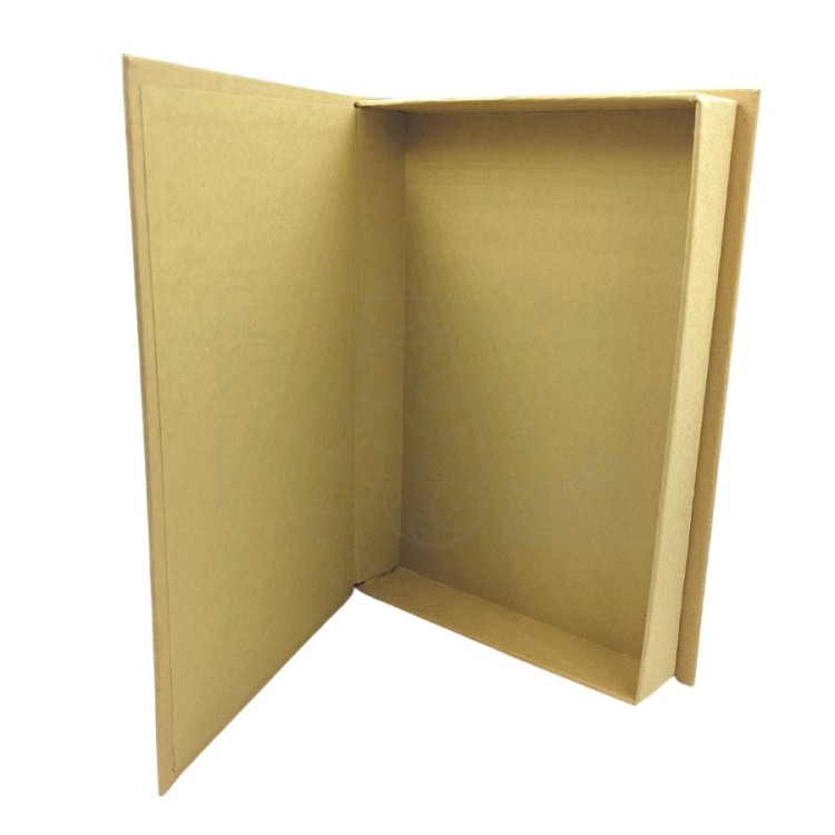 Książka - pudełko tekturowe kraft 21x15x3.3cm