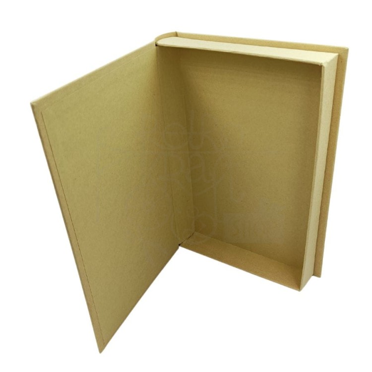 Książka - pudełko tekturowe kraft 21x15x3.3cm