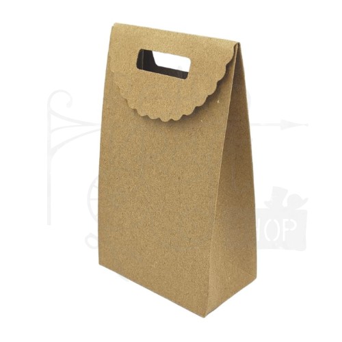 Pudełko na prezenty składane kraft 12x7x4cm