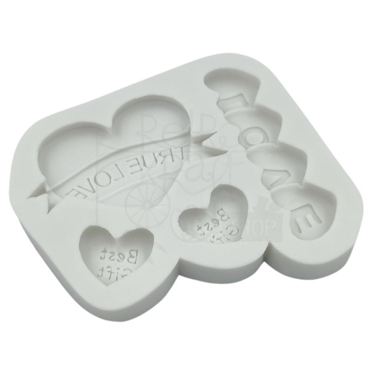 Foremka silikonowa True love 9.8x8.6cm MZ0051 Pentart