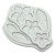 Foremka silikonowa Kwiatki listki 12.5x10.1cm MZ0038 Pentart