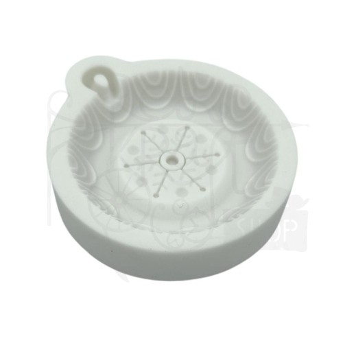 Foremka silikonowa Zawieszka ze śnieżką 6.7x6cm MZ0024 Pentart