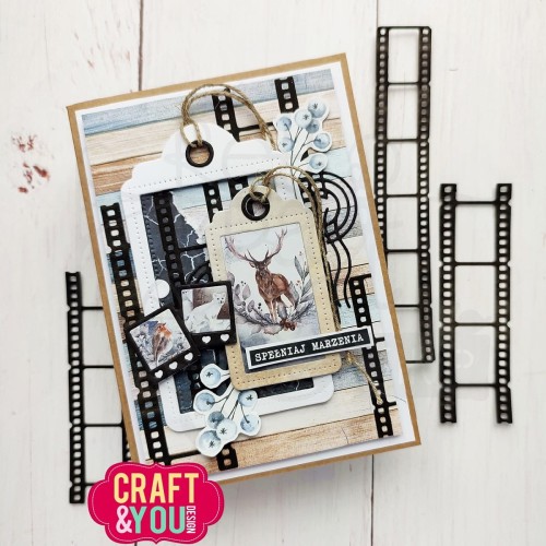 Wykrojnik Klisza filmowa 10x3 CW265 Craft&amp;You Design