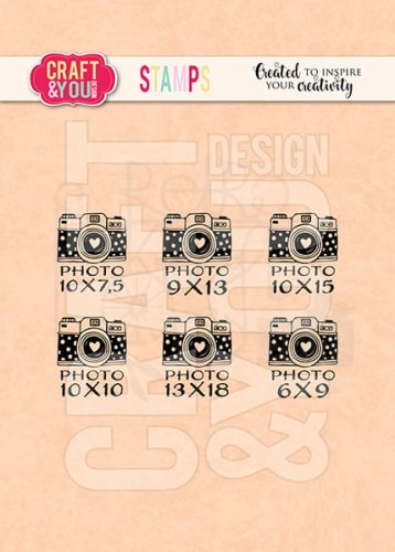 Stemple Mini Cameras 2 Mini aparaciki 2 CS034 Craft&amp;You Design