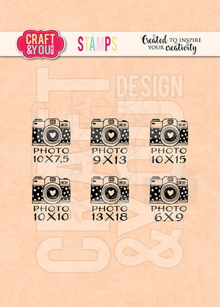 Stemple Mini Cameras 2 Mini aparaciki 2 CS034 Craft&amp;You Design