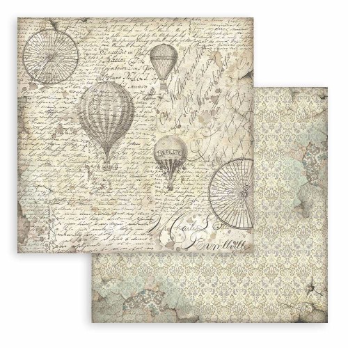 Zestaw papierów 20x20 Voyages Fantastiques Backgrounds SBBS97 Stamperia