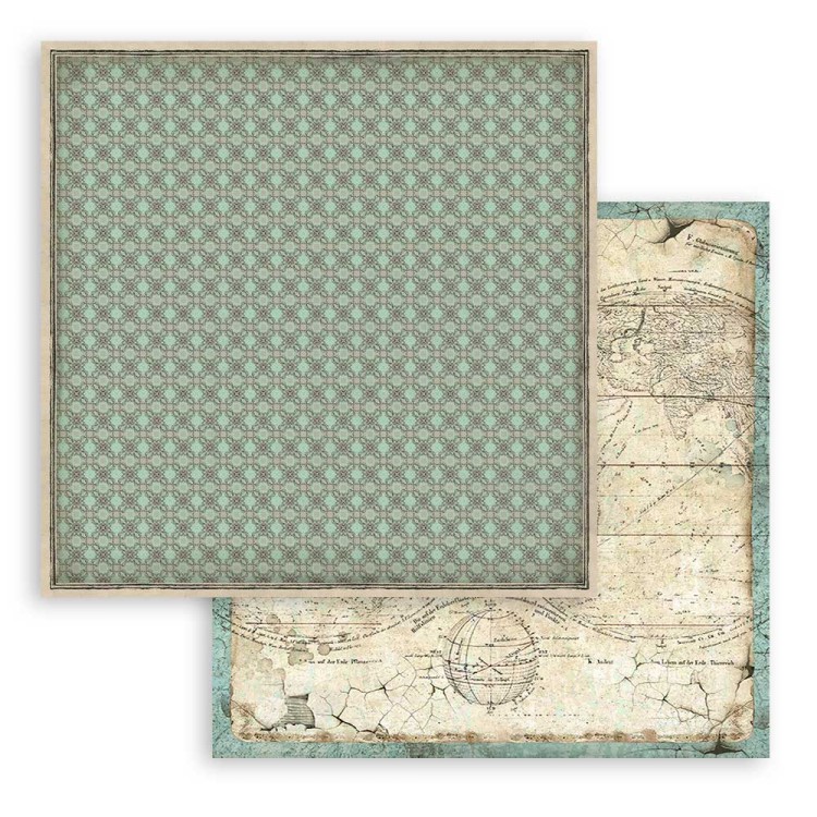 Zestaw papierów 20x20 Voyages Fantastiques Backgrounds SBBS97 Stamperia