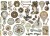 Ozdoby kształty tekturowe Die Cuts Voyages Fantastiques DFLDC91 Stamperia
