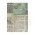 Papier ryżowy A6 Voyages Fantastiques Background - zestaw 8szt DFSAK6015 Stamperia