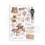 Papier washi A5 Romance Forever 8 szt SBW02 Stamperia