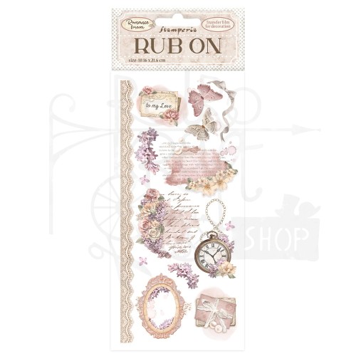 Rub-On Transfer 10x21.6cm Romance Forever To My Love DFLRB66 Stamperia