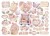 Ozdoby kształty tekturowe Die Cuts Romance Forever Journaling DFLDC90 Stamperia