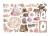 Ozdoby papierowe samoprzylepne Ephemera Romance Forever Journaling DFLCT38 Stamperia