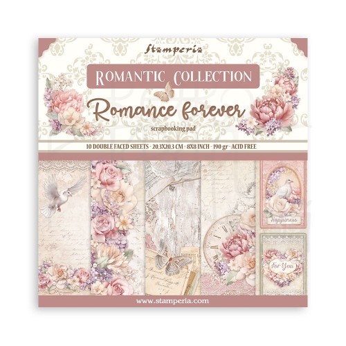 Zestaw papierów 20x20 Romance Forever SBBS96 Stamperia