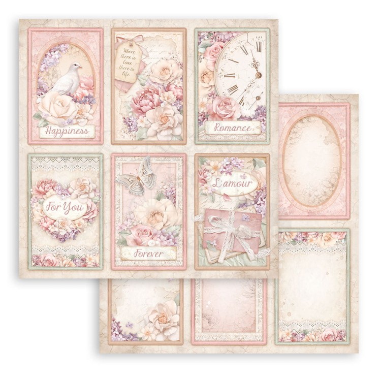 Zestaw papierów 20x20 Romance Forever SBBS96 Stamperia