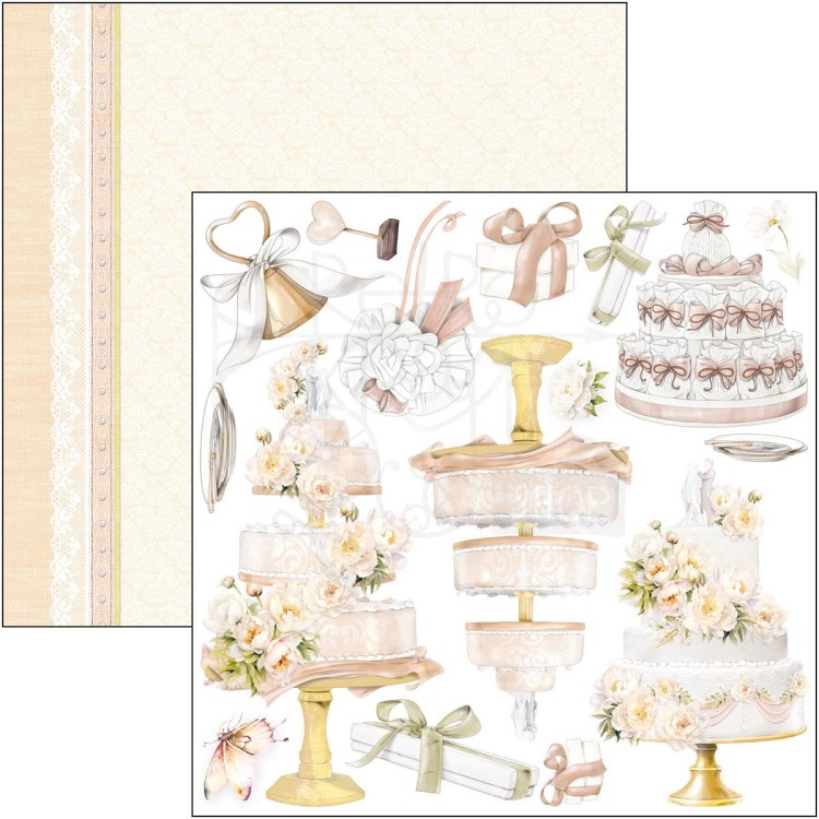 Zestaw papierów 15x15 Always &amp; Forever 24szt CBQE075 Ciao Bella