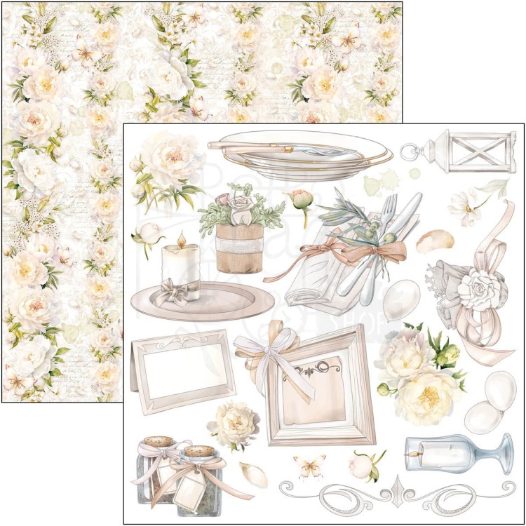 Zestaw papierów 15x15 Always &amp; Forever 24szt CBQE075 Ciao Bella