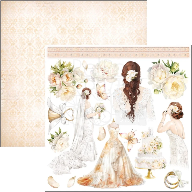 Zestaw papierów 15x15 Always &amp; Forever 24szt CBQE075 Ciao Bella