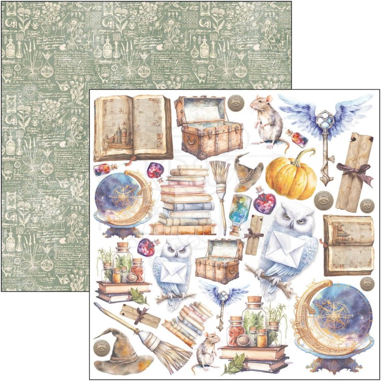 Zestaw papierów 15x15 Wizard Academy 24szt CBQE071 Ciao Bella