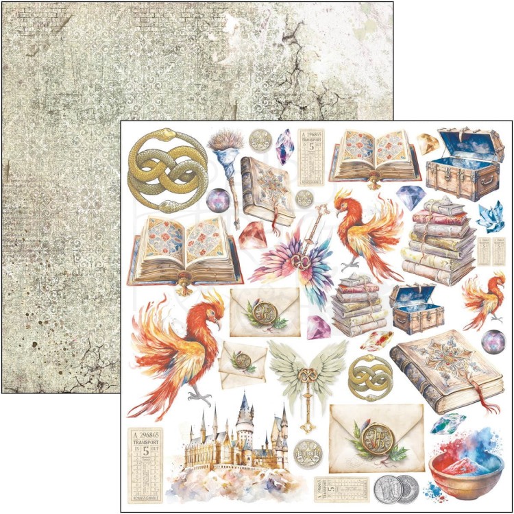Zestaw papierów 15x15 Wizard Academy 24szt CBQE071 Ciao Bella