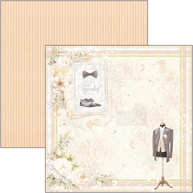Zestaw papierów 20x20 Always &amp; Forever 12szt CBH075 Ciao Bella