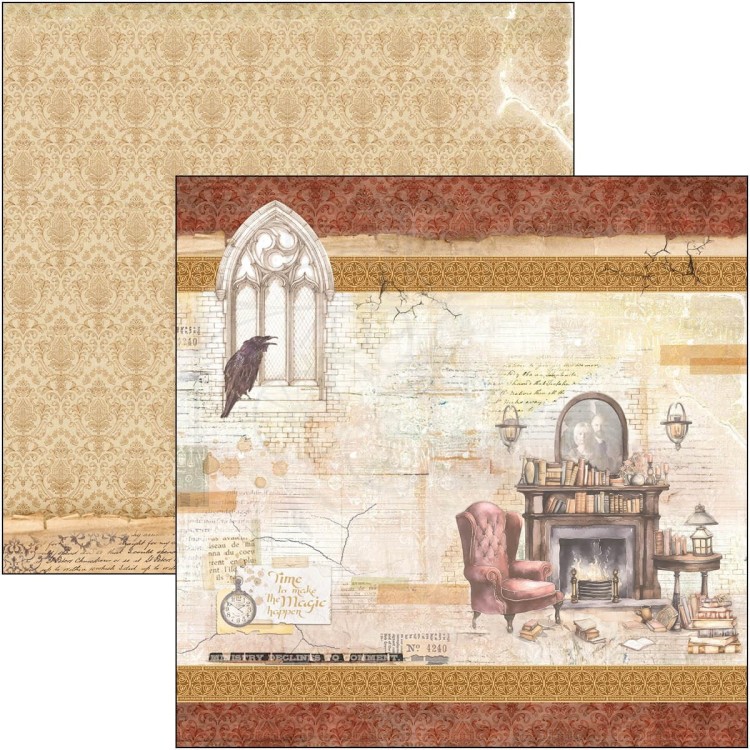 Zestaw papierów 20x20 Wizard Academy 12szt CBH071 Ciao Bella