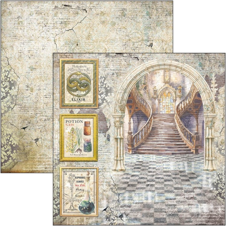 Zestaw papierów 20x20 Wizard Academy 12szt CBH071 Ciao Bella