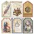 Zestaw papierów welinowych kalki 15x15cm Wizard Academy 6 szt. CBVQ010 Ciao Bella