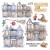 Zestaw papierów welinowych kalki 15x15cm Wizard Academy 6 szt. CBVQ010 Ciao Bella