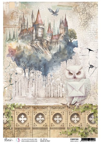 Papier ryżowy A4 Magic Castle CBRP390 Ciao Bella