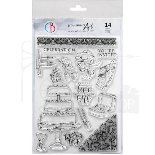 Stempel akrylowy 15x21cm The Wedding Day tort PS8087 Ciao Bella