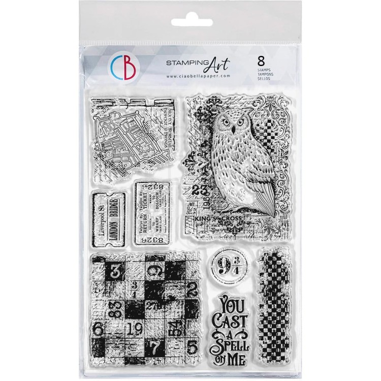 Stempel akrylowy 15x21cm Magic Spell PS8104 Ciao Bella