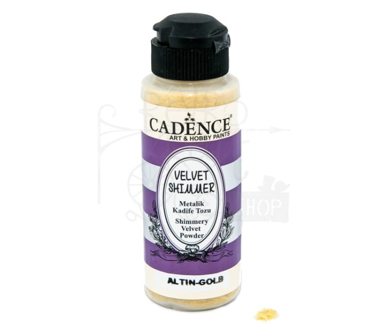 Puder velvet metalic złoty 120ml Cadence