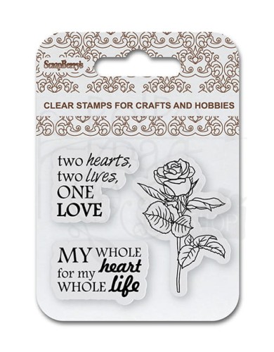 Zestaw stempli 7x7 One Love SCB4907081 Scrapberry’s