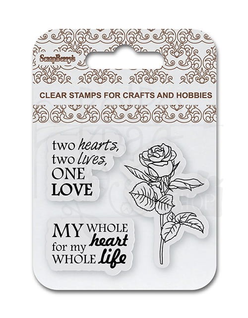 Zestaw stempli 7x7 One Love SCB4907081 Scrapberry’s