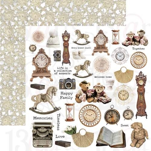 Zestaw papierów do scrapbookingu 30x30 Memory Lane ARTML00 13arts