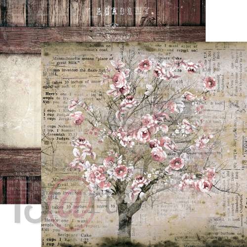 Papier do scrapbookingu 30x30 Memory Lane - Family Tree ARTML07 13arts