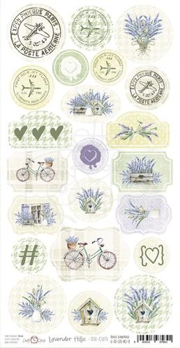 Arkusz 16x32 Elementy Die Cuts Lavender Hills CC-DIE-CUTS-LH-11 Craft O’Clock