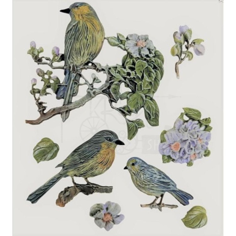 Foremka silikonowa 20x13 Ptaki - Birds LBMF101 LaBlanche
