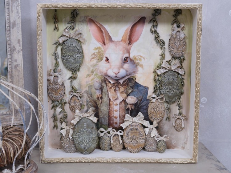 Foremka silikonowa 20x13 Zdobione jajka pisanki - Eggs LBMF102 LaBlanche